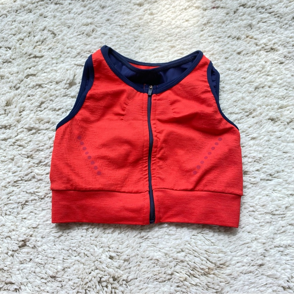 LNDR Zipper Front Sport Top